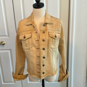 Kut from Kloth mustard denim jacket M